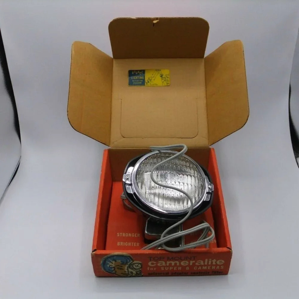 Cameralite General Electric Top Mount Light for Super 8  Cameras
